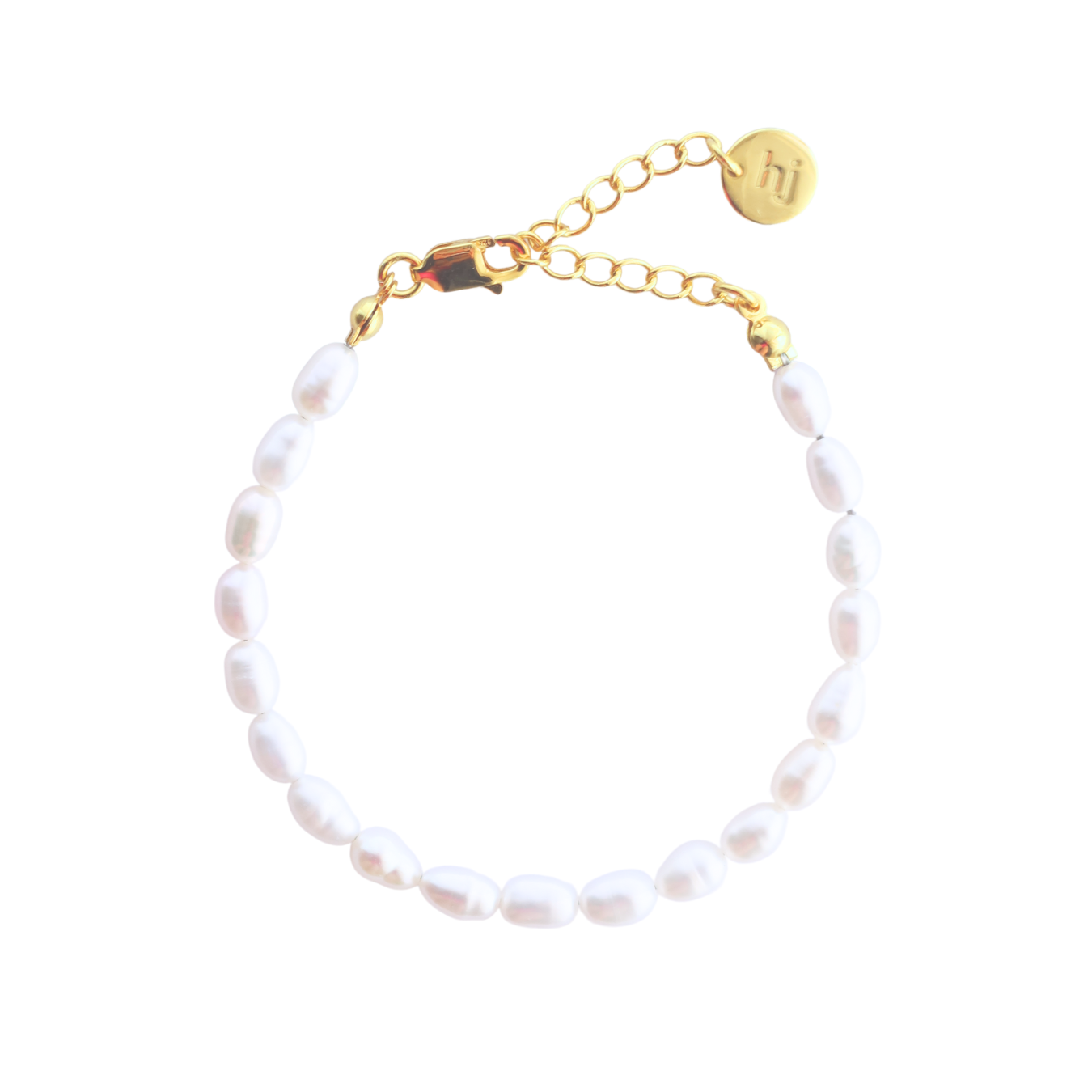 Dainty Pearl Bracelet Gold