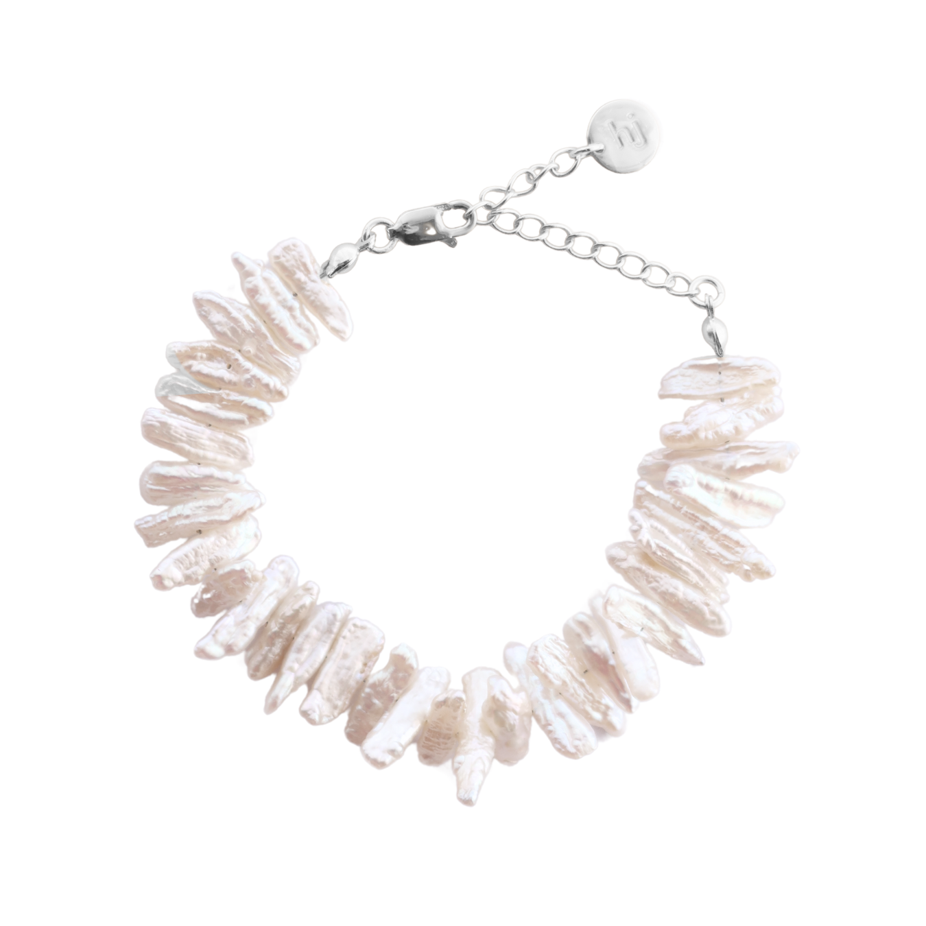 Sophia Pearl Bracelet Silver