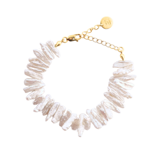 Sophia Pearl Bracelet Gold