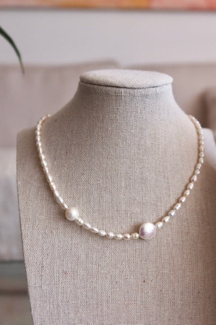 Coin Pearl Necklace