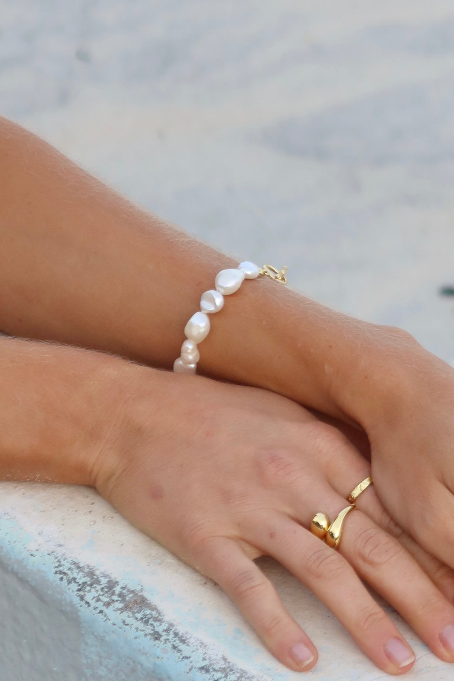 Chunky Pearl Bracelet