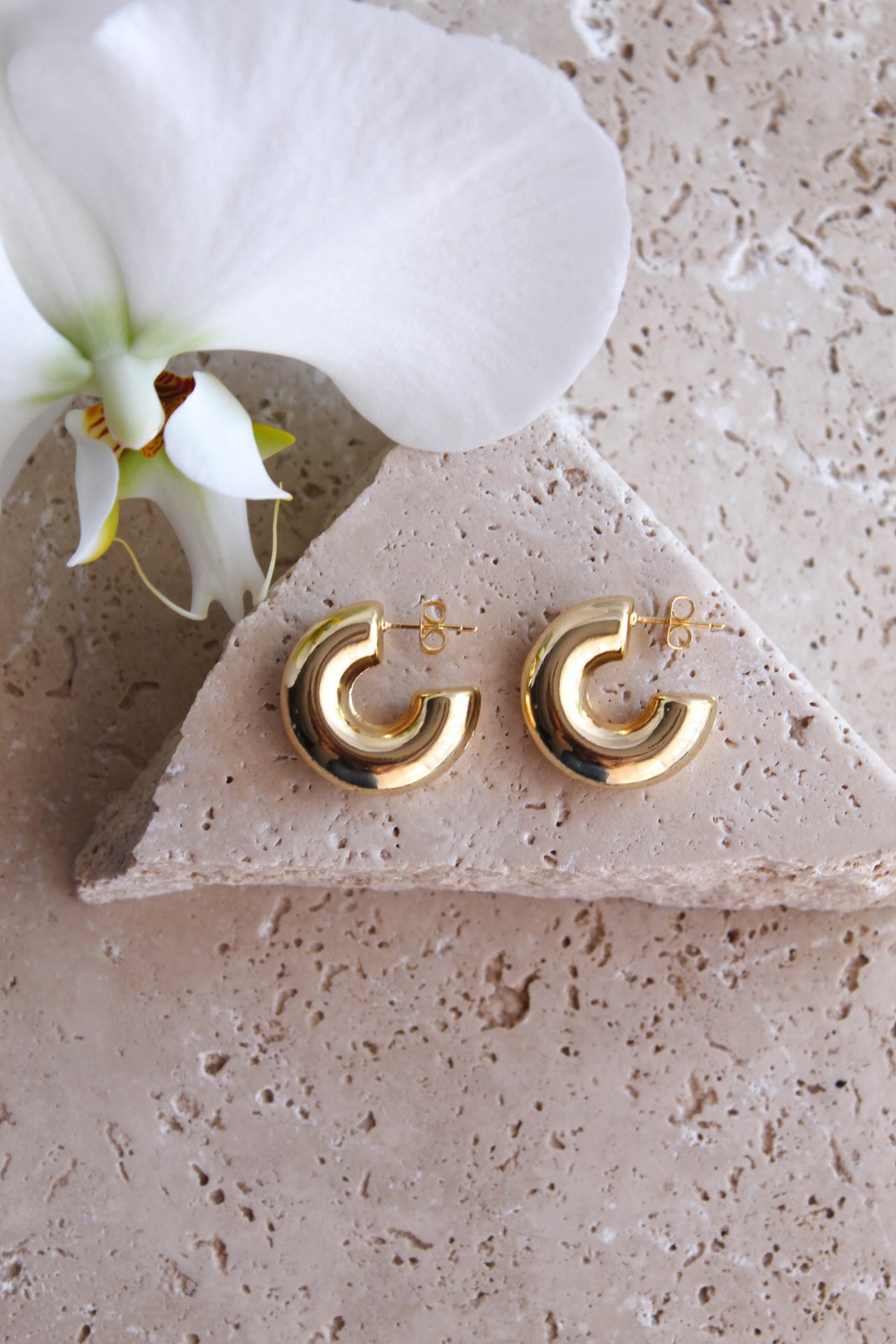 Chunky Hoop Gold