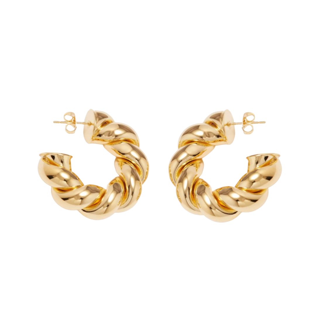 Twist Hoop Gold