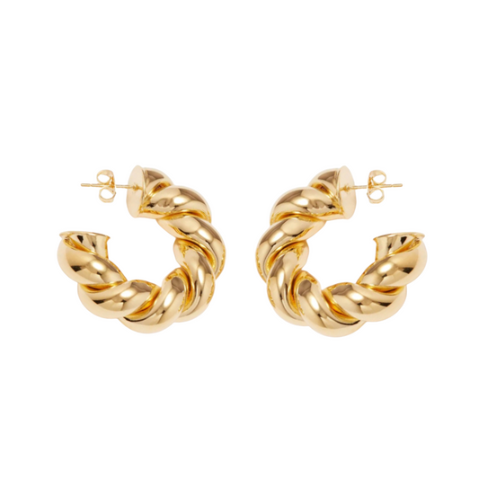 Twist Hoop Gold