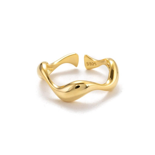 Wave Ring Gold